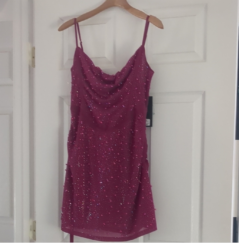 AKIRA Pink Mini Dress